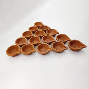 Sun Agal Vilakku 100 Pcs | Traditional Clay Diyas for Pooja, Deepam & Festivals