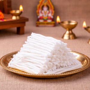 Sun Cotton Wicks | Premium Pooja Thiri for Deepam & Daily Lamp Lighting