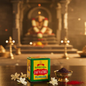 Sun Javathu Powder – Traditional Fragrant Herbal Powder for Pooja & Spiritual Use