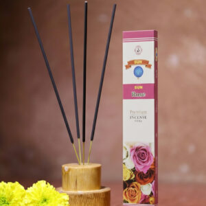 Rose Premium Sun Agarbatti – Long Lasting Natural Floral Fragrance Incense Sticks for Pooja & Meditation