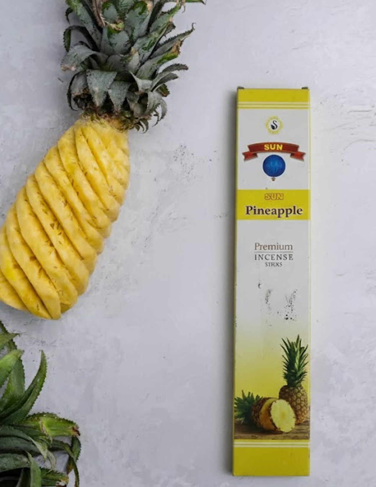 Premium Pineapple Agarbatti – Long Lasting Fruity Fragrance Incense Sticks for Home & Pooja